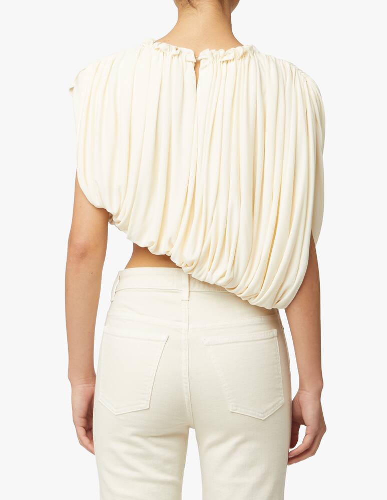 rinascente Khaite Top senza maniche Lowry - beige