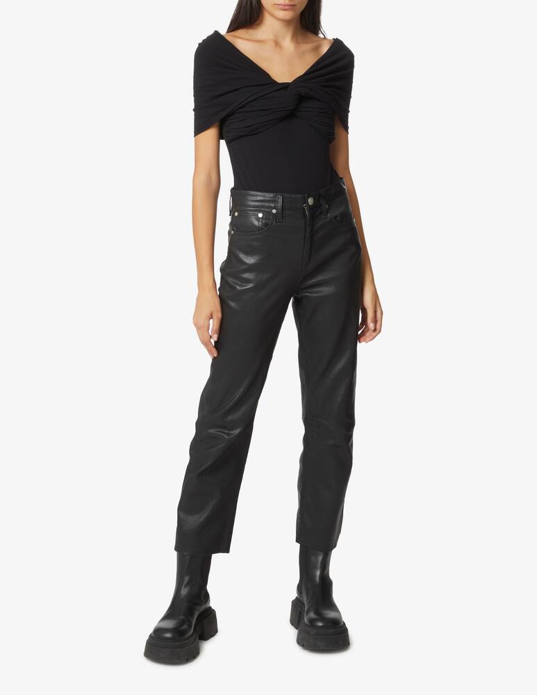 rinascente Khaite Body in cotone Cerise - nero