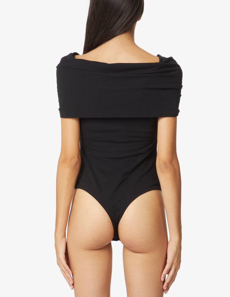 rinascente Khaite Body in cotone Cerise - nero