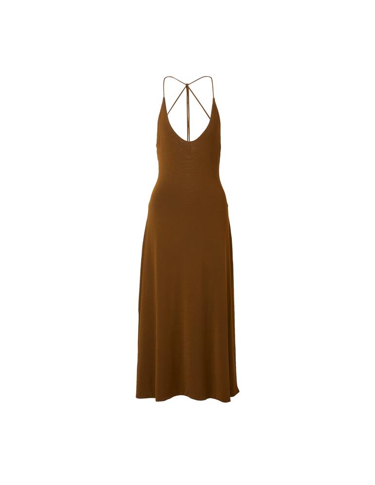 Khaite Vestito midi Rina - marrone - immagine 5 Khaite Vestito midi Rina - marrone - immagine 5