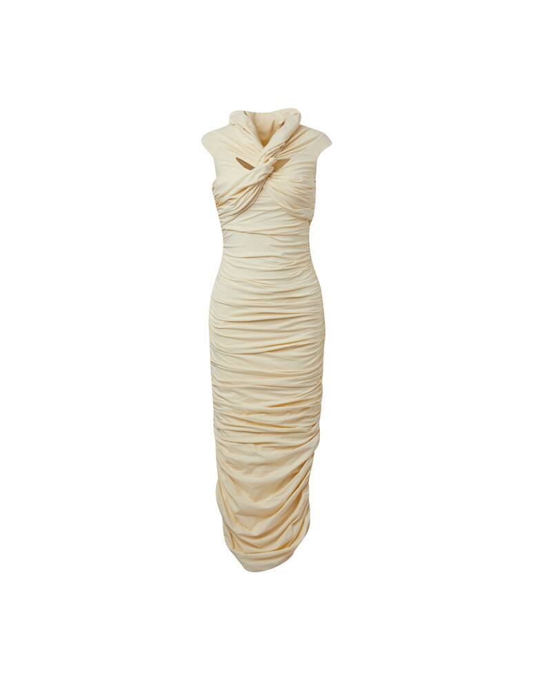 rinascente Khaite Vestito midi Spence - beige