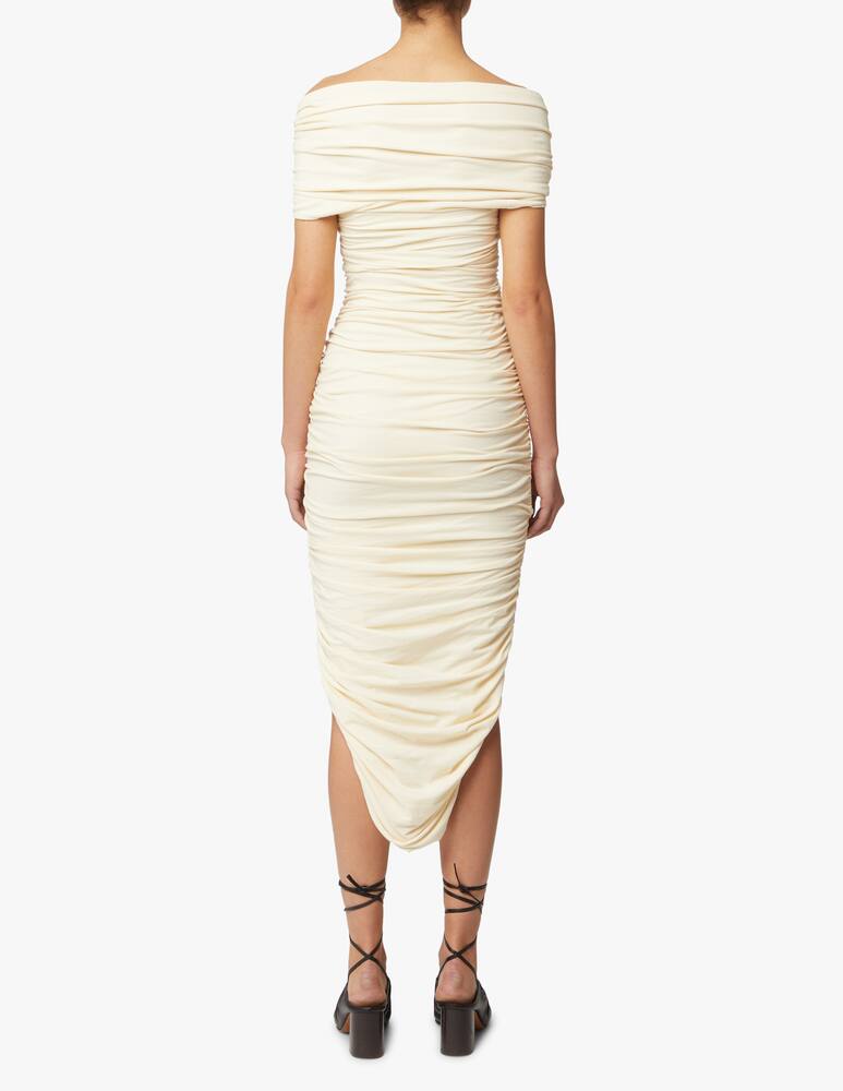 rinascente Khaite Vestito midi Spence - beige