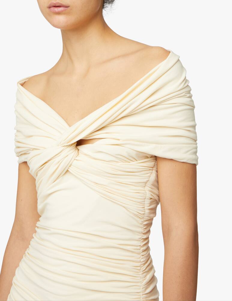 rinascente Khaite Vestito midi Spence - beige