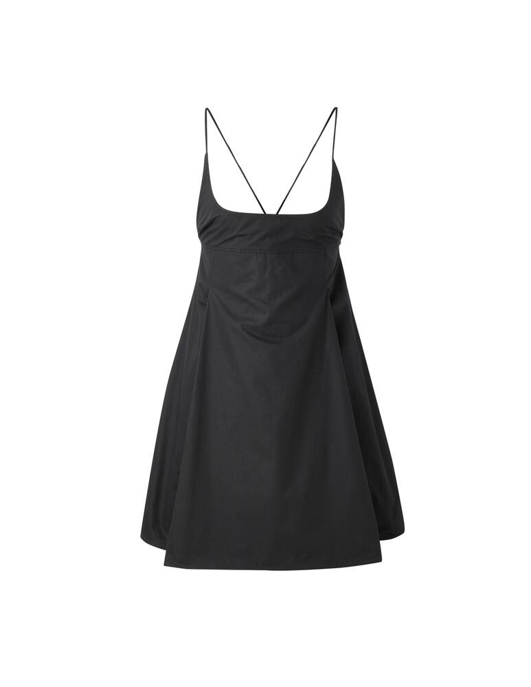 rinascente Khaite Paulina mini dress - black