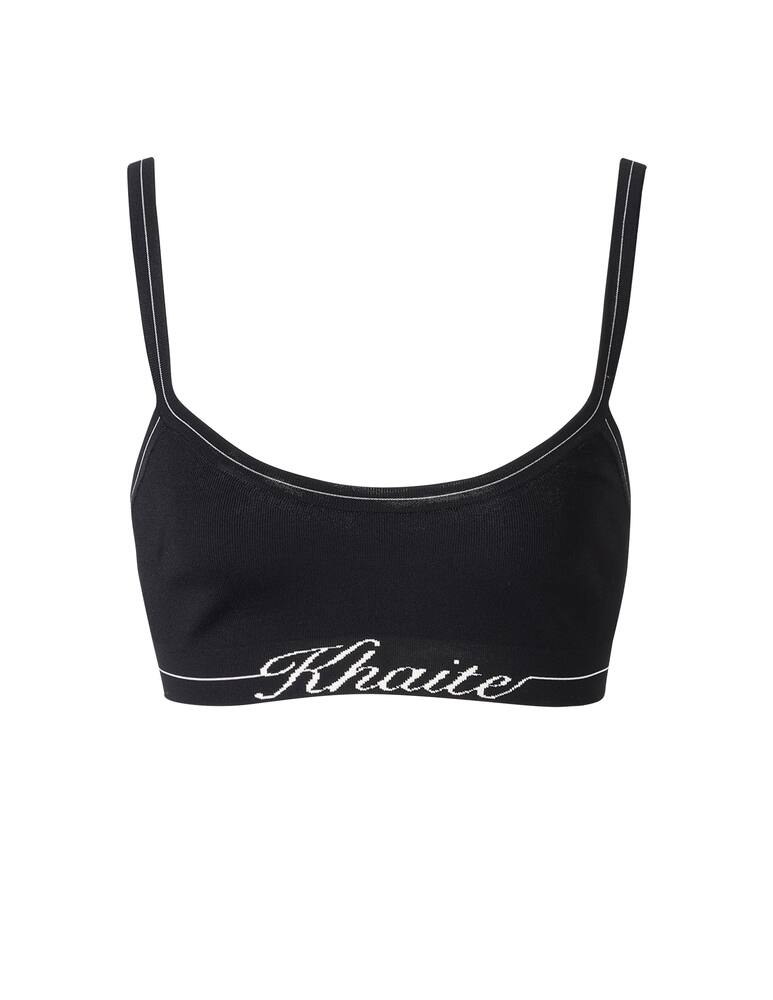 rinascente Khaite Carmelo bralette - black