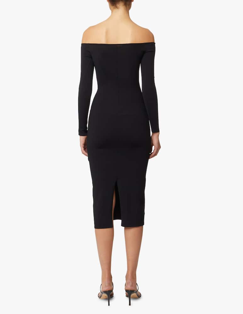 rinascente Khaite Vestito midi Valeska - nero