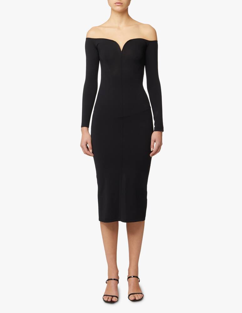 rinascente Khaite Vestito midi Valeska - nero