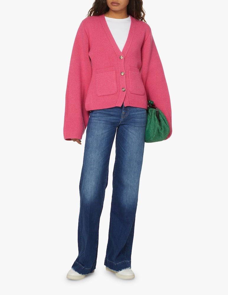 rinascente Khaite Scarlet cardigan - pink