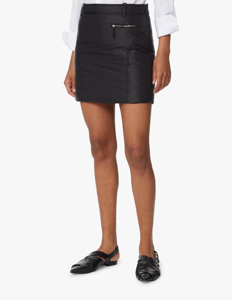 rinascente Khaite Mitsi padded mini skirt - black