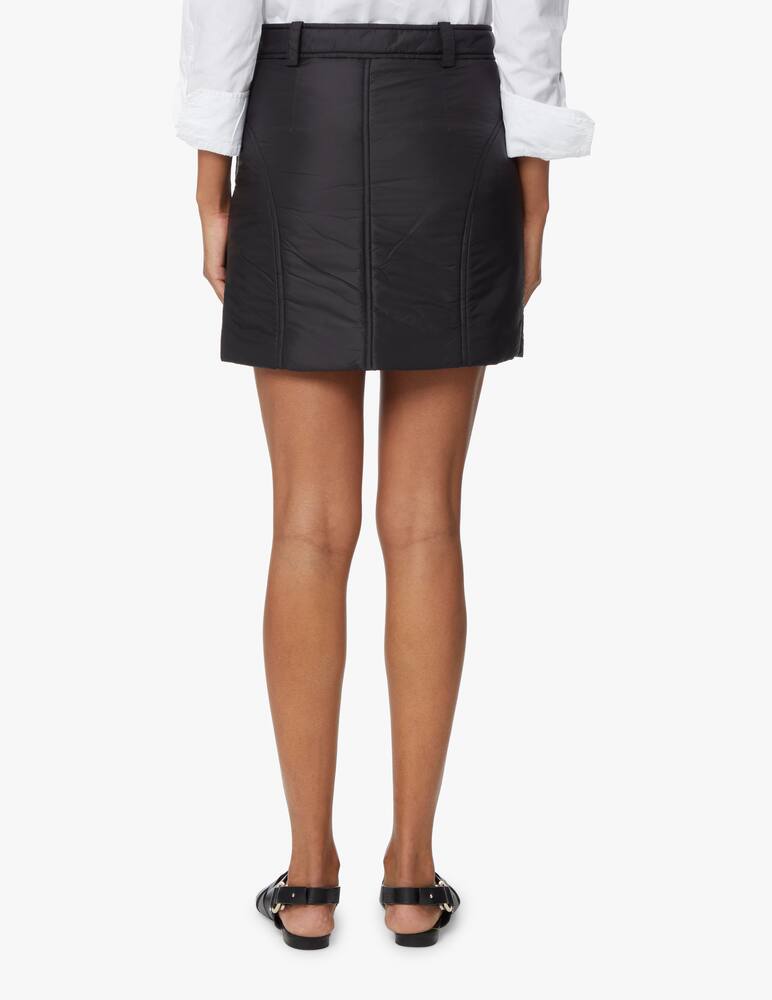 rinascente Khaite Mitsi padded mini skirt - black