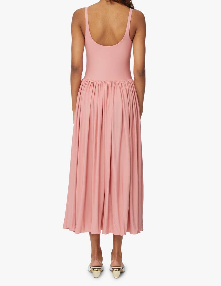 rinascente Khaite Midi circle dress - pink