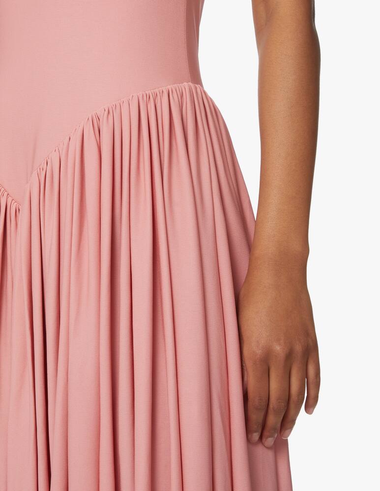 rinascente Khaite Midi circle dress - pink