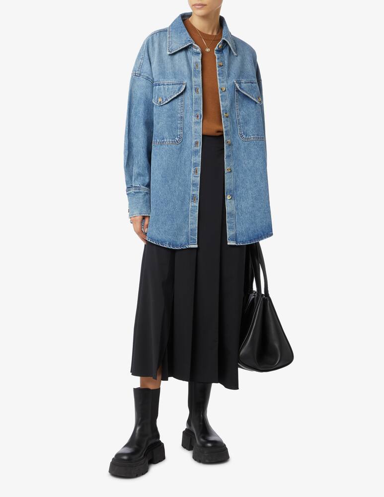 rinascente Khaite Camicia di jeans over Biridie - Azzurro