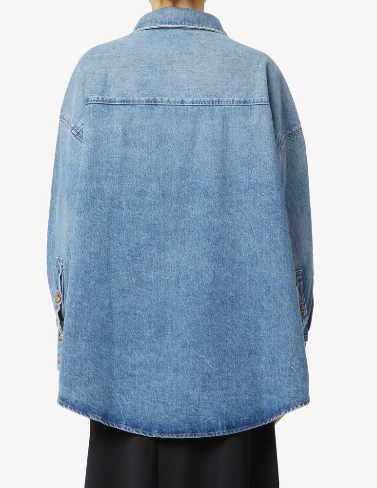 rinascente Khaite Camicia di jeans over Biridie - Azzurro