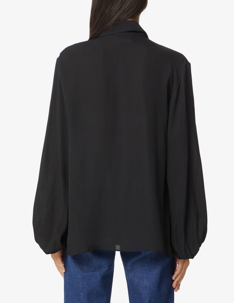 rinascente Khaite Blusa in seta - Nero