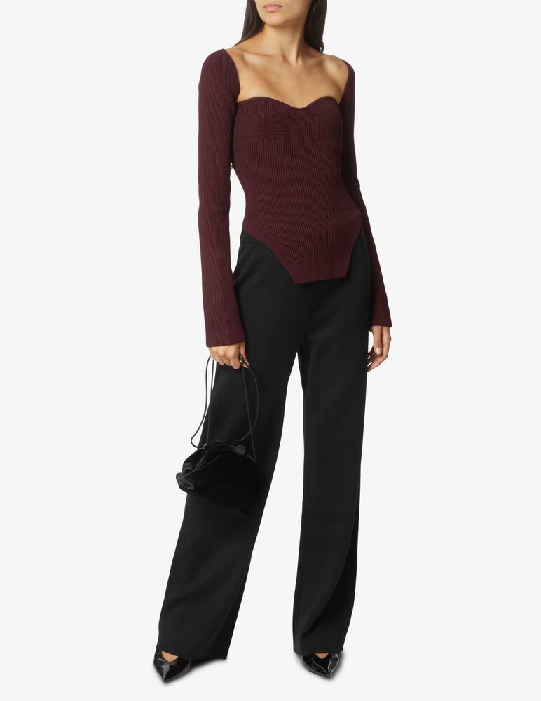 rinascente Khaite Maglia amiche lunghe Maddy - Rosso