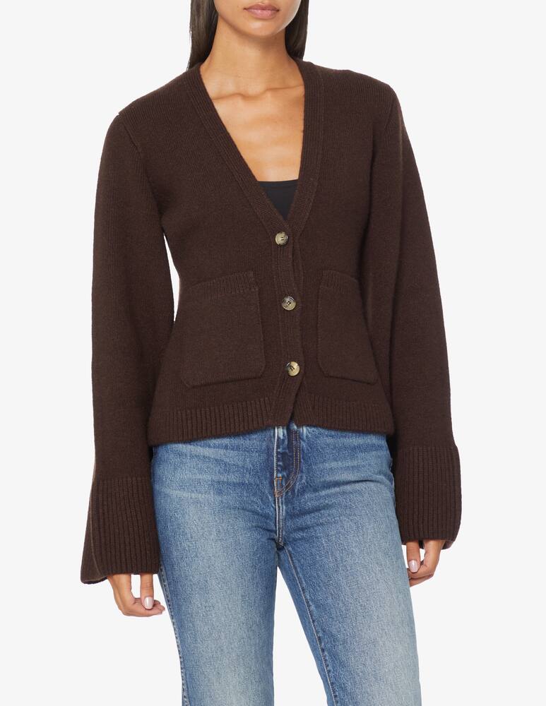 rinascente Khaite Scarlet cashmere tee - Brown