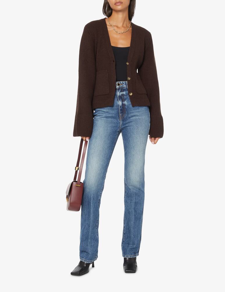 rinascente Khaite Scarlet cashmere tee - Brown