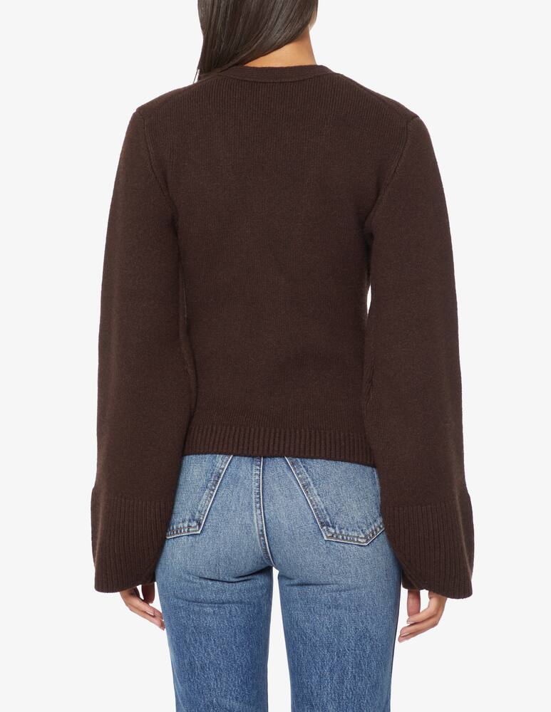 rinascente Khaite Scarlet cashmere tee - Brown