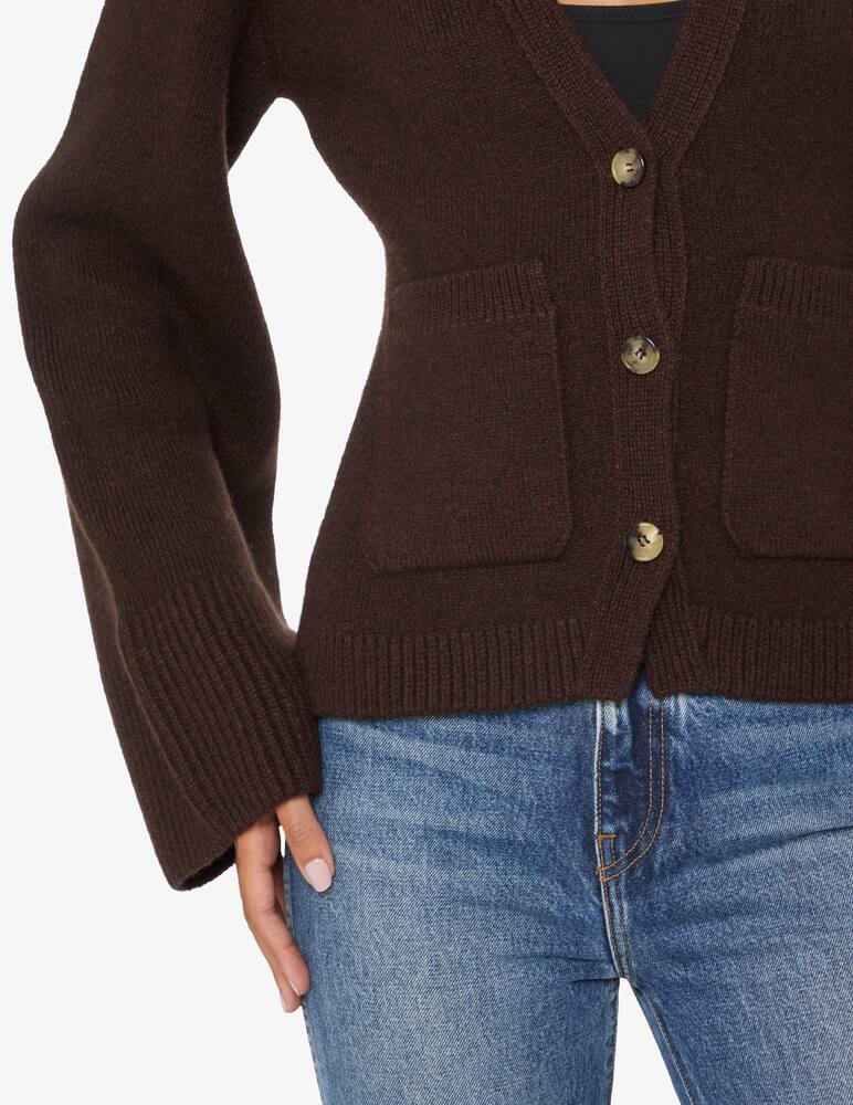 rinascente Khaite Scarlet cashmere tee - Brown