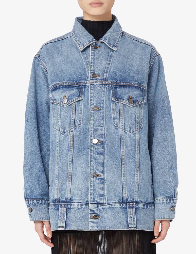 rinascente Khaite Giacca over in jeans grizzo