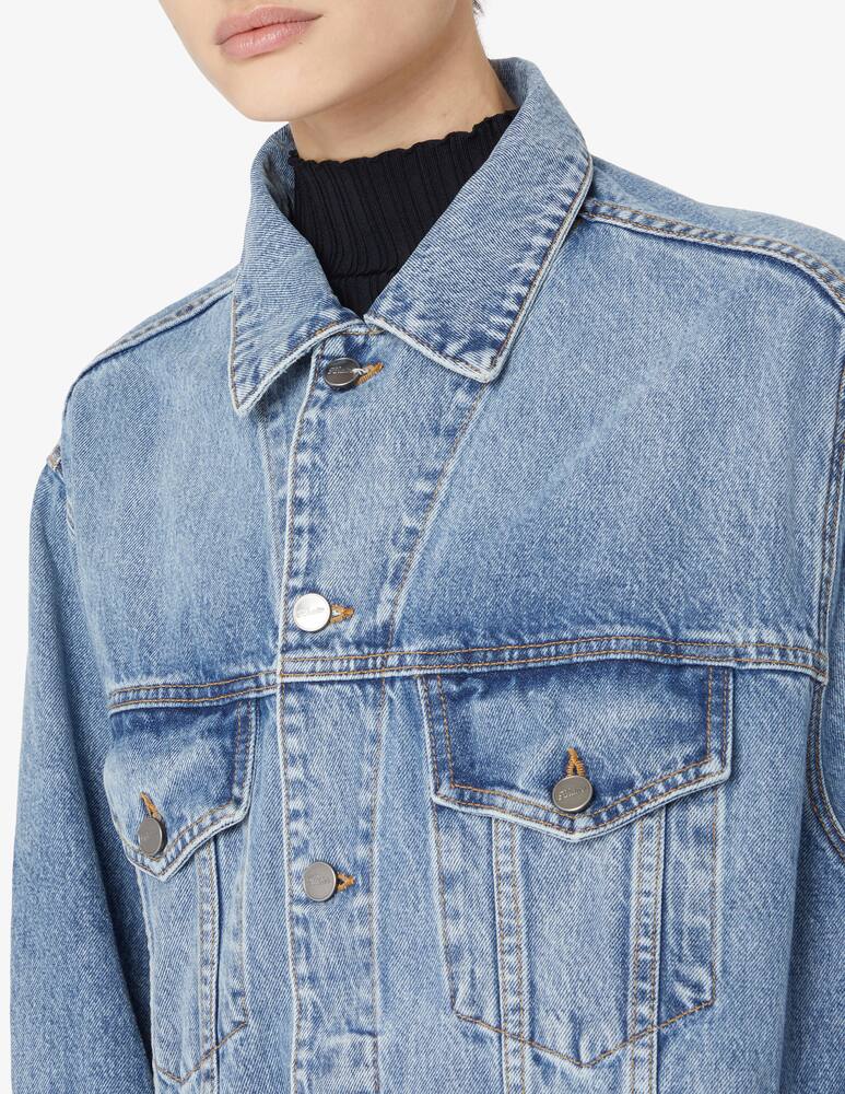 rinascente Khaite Giacca over in jeans grizzo