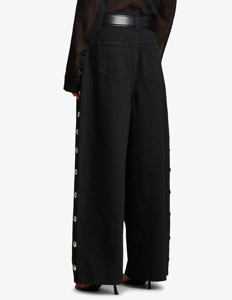 rinascente Khaite Rapton studded jeans