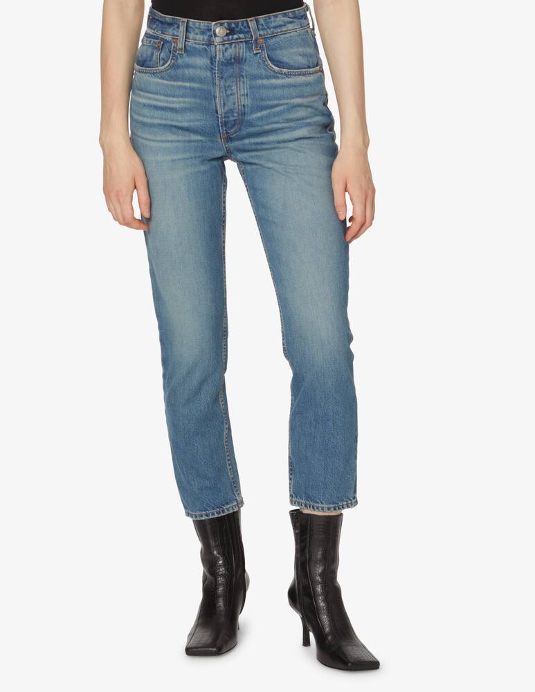 rinascente Rag & Bone Jeans a vita alta a sigaretta Nina - azzurro