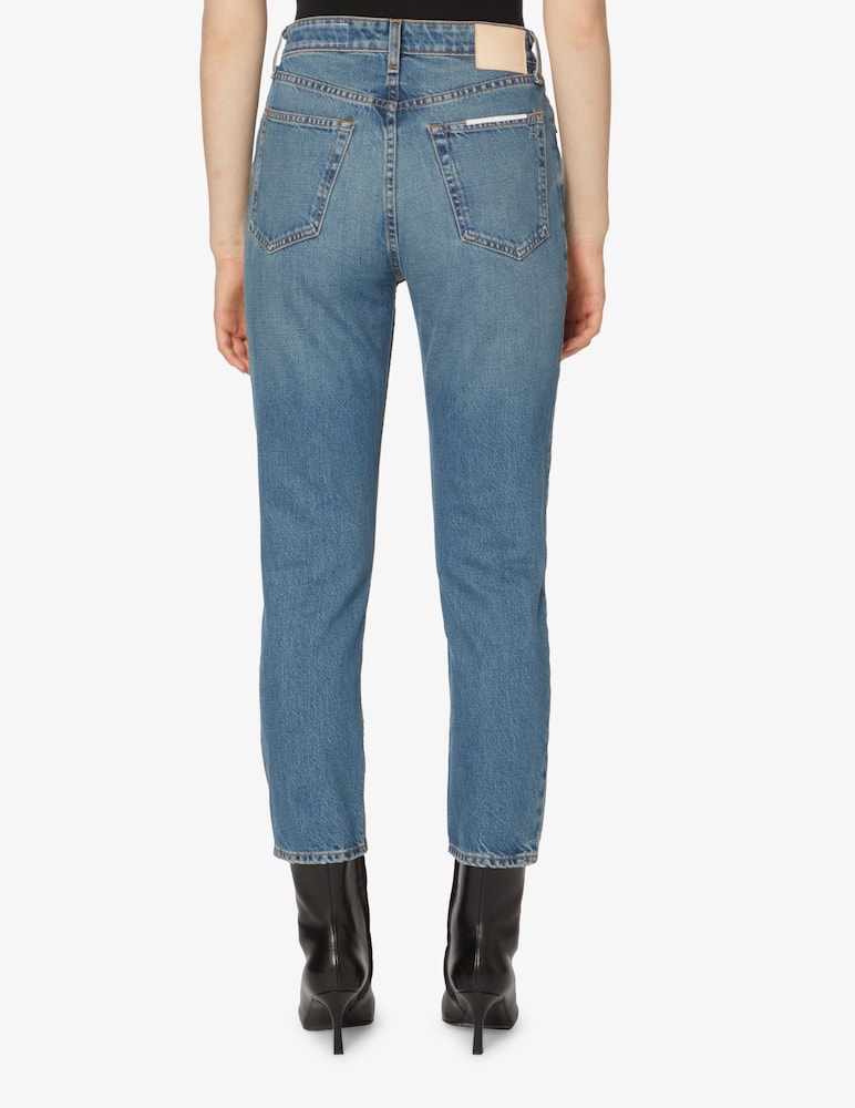 rinascente Rag & Bone Jeans a vita alta a sigaretta Nina - azzurro