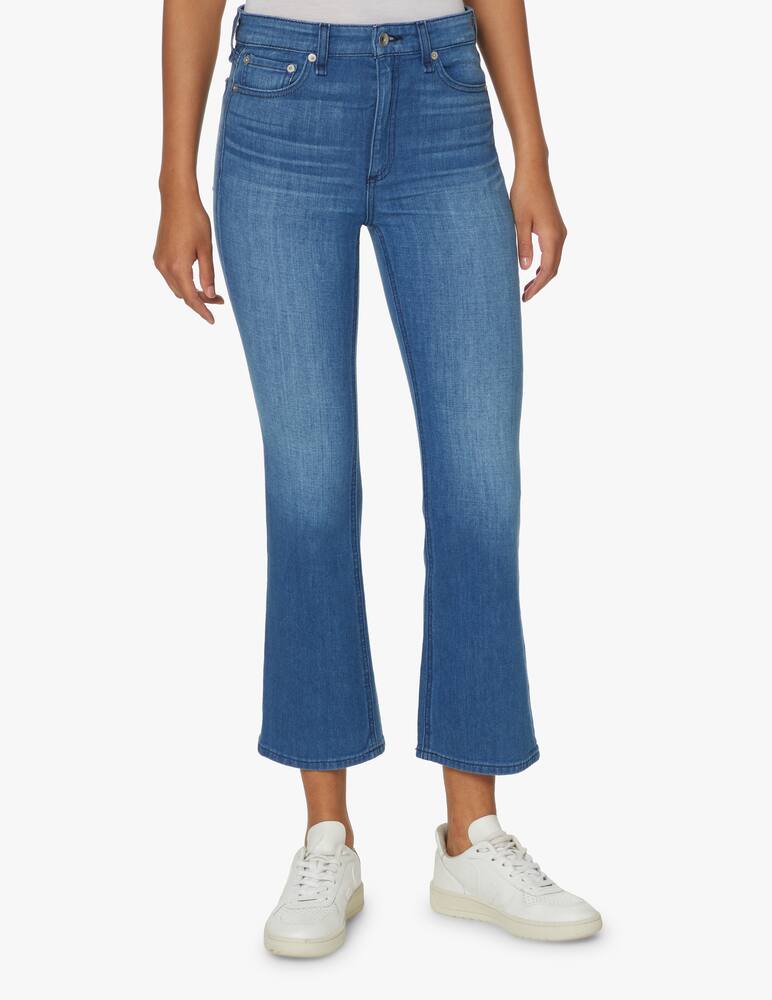 rinascente Rag & Bone Nina high rise flare jeans - light blue