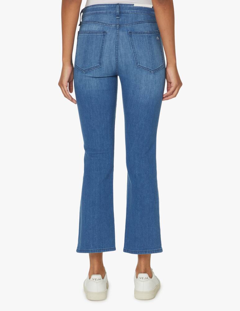 rinascente Rag & Bone Nina high rise flare jeans - light blue
