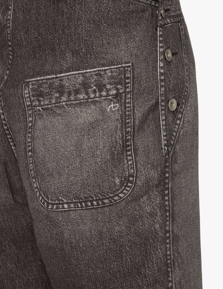 rinascente Rag & Bone Salopette Liquid Miramar - Nero