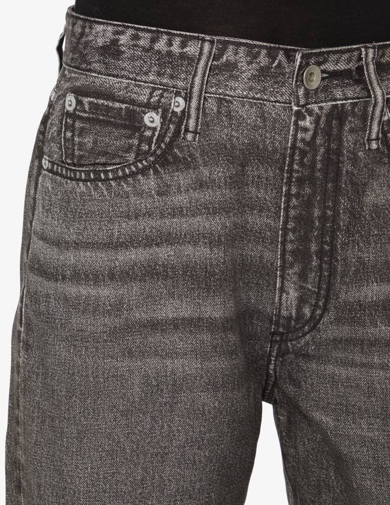 rinascente Rag & Bone Liquid Alex high rise straight leg jeans - Black