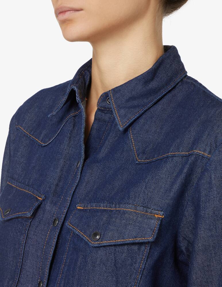 rinascente Rag & Bone Camicia di jeans con tasca - Blu