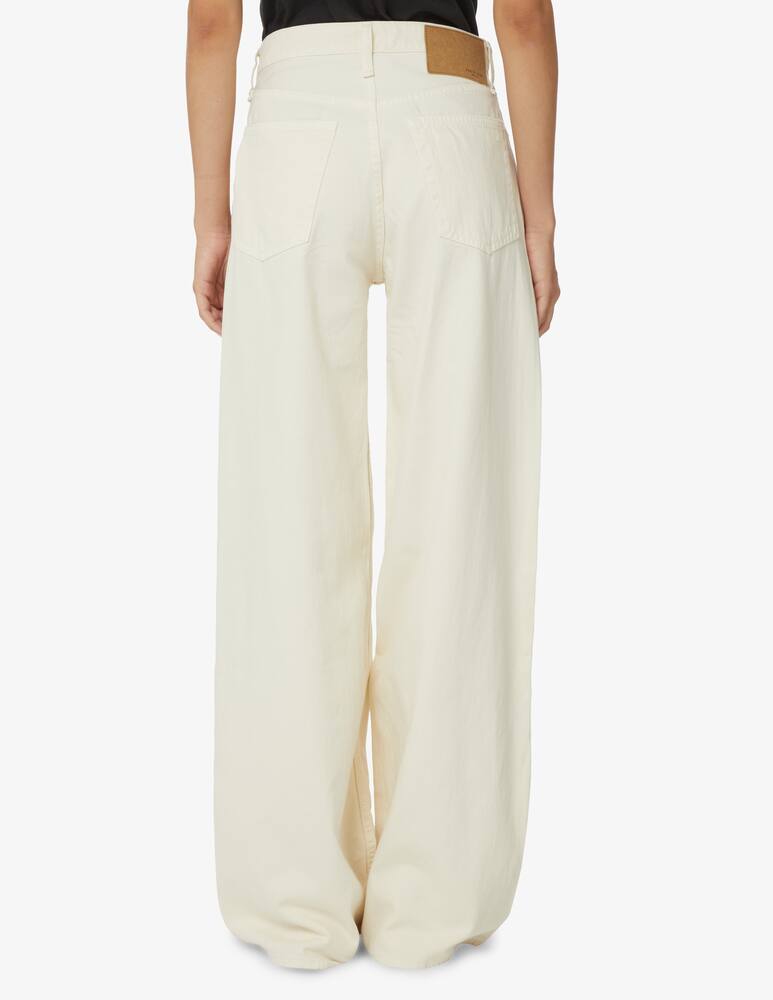 rinascente Rag & Bone Sofie high rise palazzo jeans - White