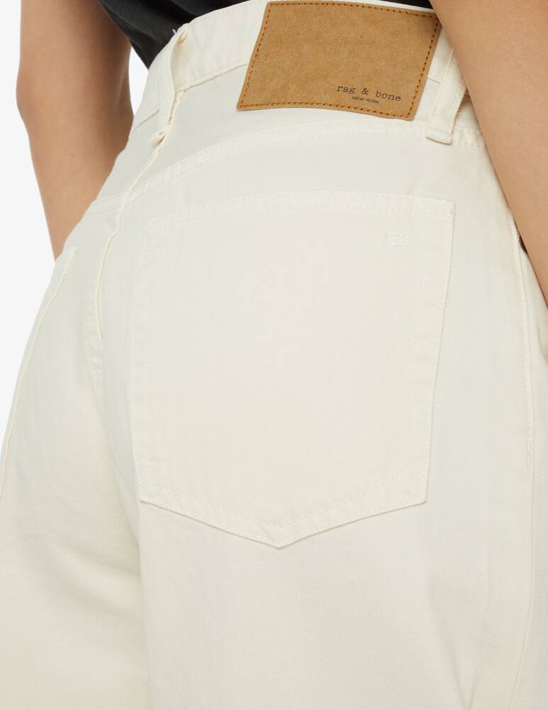 rinascente Rag & Bone Sofie high rise palazzo jeans - White