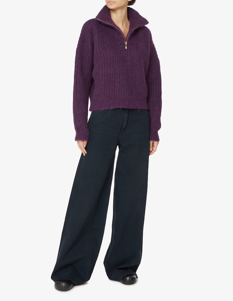 rinascente Rag & Bone Jeans a vita alta a palazzo Sofie - Nero