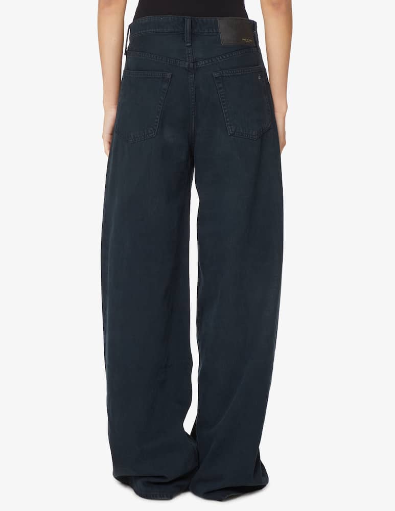 rinascente Rag & Bone Jeans a vita alta a palazzo Sofie - Nero