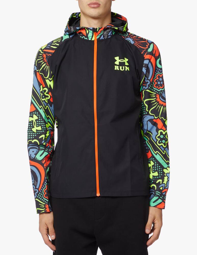 rinascente Under Armour Full zip hooded run weird jacket