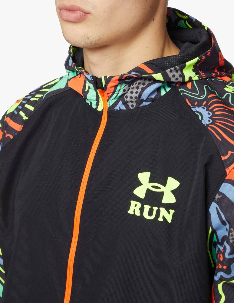 rinascente Under Armour Full zip hooded run weird jacket