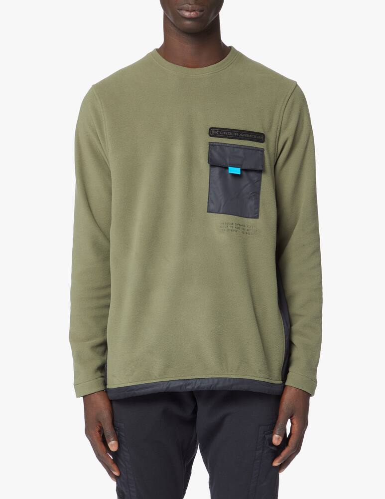 rinascente Under Armour Micro pile roundneck sweatshirt