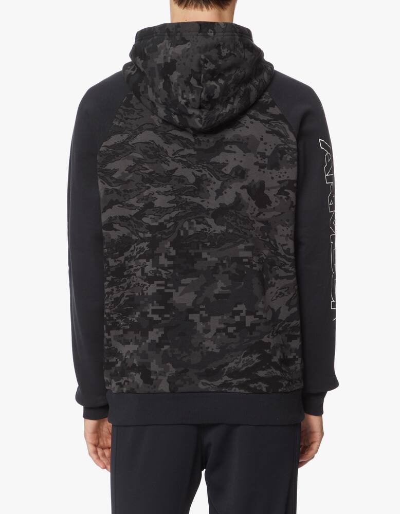 rinascente Under Armour Camo script rival hoodie