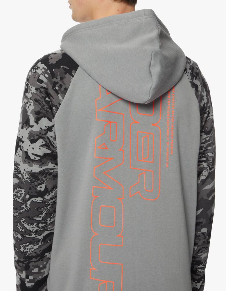 rinascente Under Armour Felpa con cappuccio e zip camo rival 