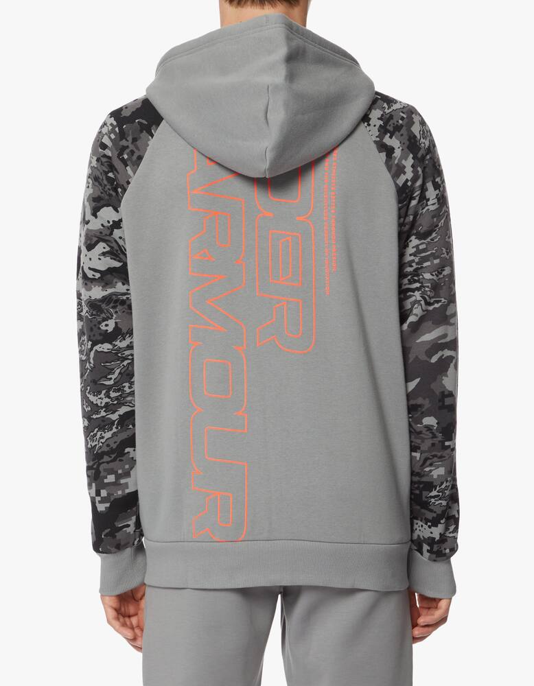 rinascente Under Armour Felpa con cappuccio e zip camo rival 