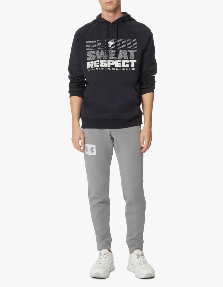 rinascente Under Armour Felpa con cappuccio rival pjt rock scritta