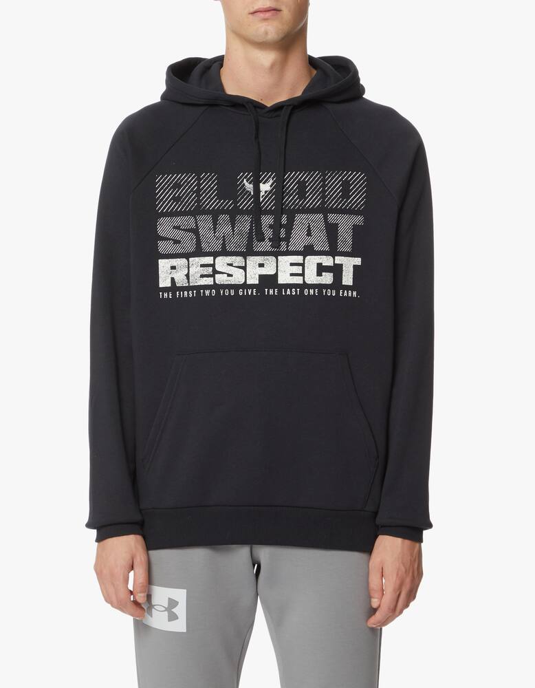 rinascente Under Armour Felpa con cappuccio rival pjt rock scritta