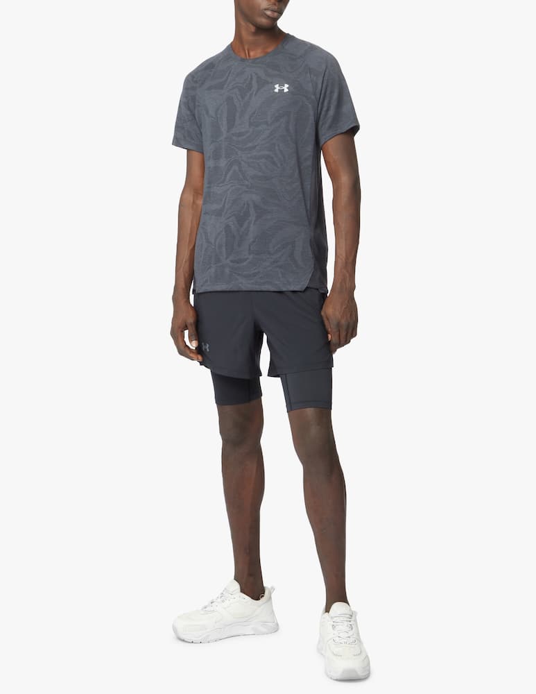 rinascente Under Armour Running jacquard t-shirt - black