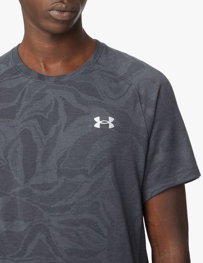 rinascente Under Armour Running jacquard t-shirt - black