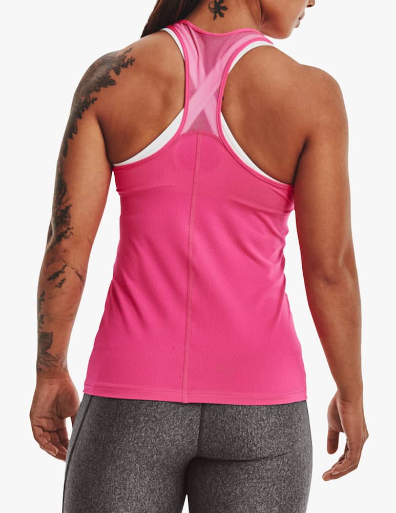 rinascente Under Armour HeatGear racer sports tank - pink