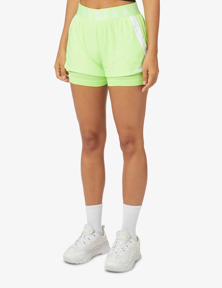 rinascente Under Armour Play Up 2 in 1 sport shorts - green